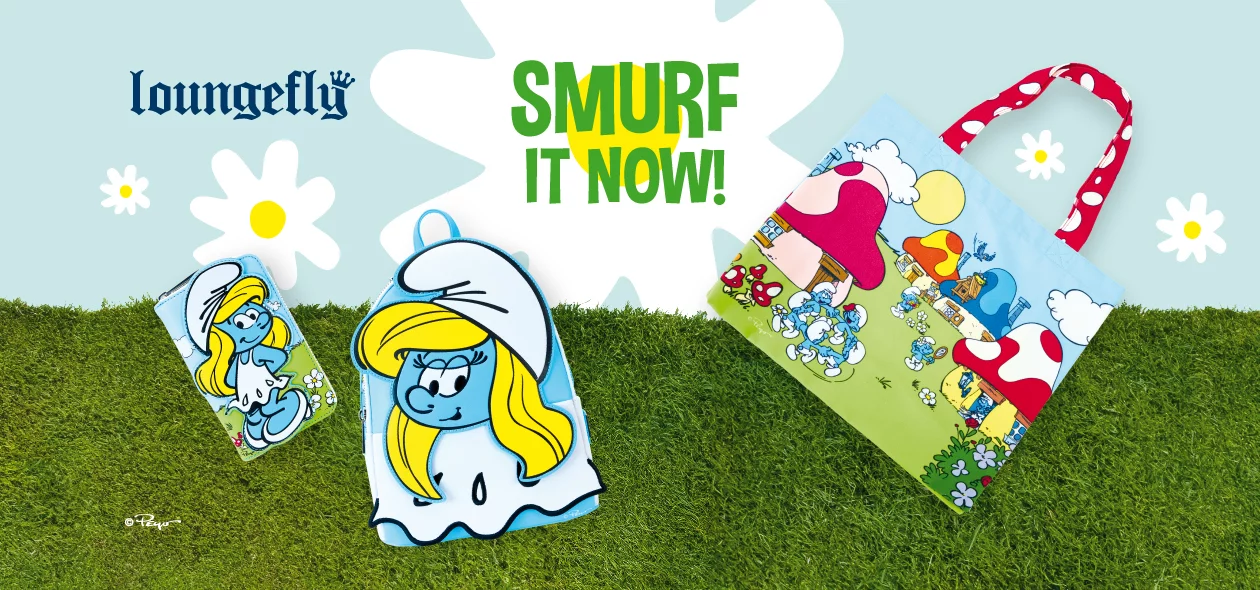 Have a wonderfully Smurfy day with Loungefly x The Smurfs! - The Smurfs