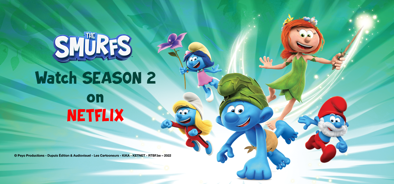 Season 2 of The Smurfs is coming to Netflix on June 30