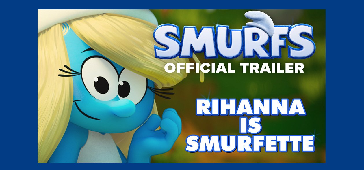 Smurfs movie trailer is here