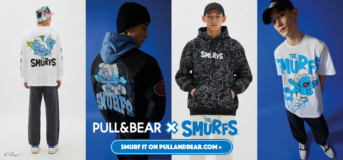 Los Pitufos x Pull & Bear