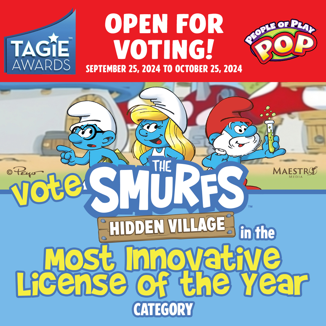 Vote The Smurfs' Hidden Village in the Most Innovative License of the year