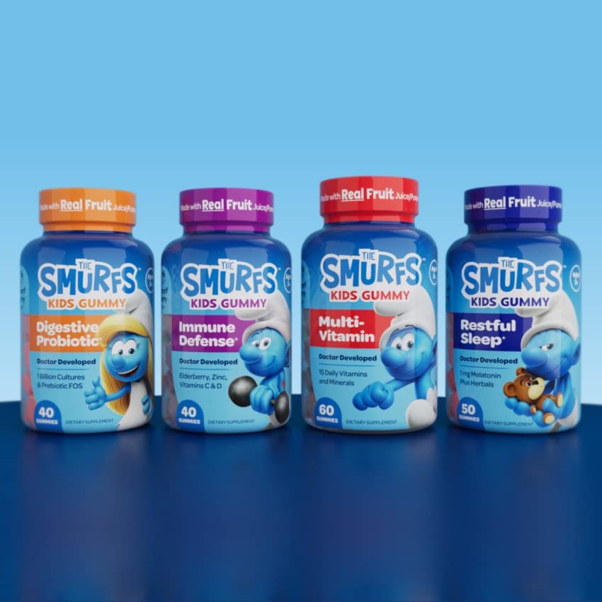 New Smurfs kids vitamin gummies - The Smurfs